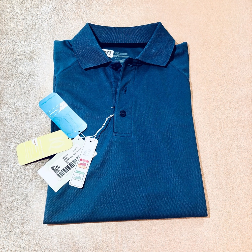 NWT EXTREME PERFORMANCE hi tech polo-shirt blue M